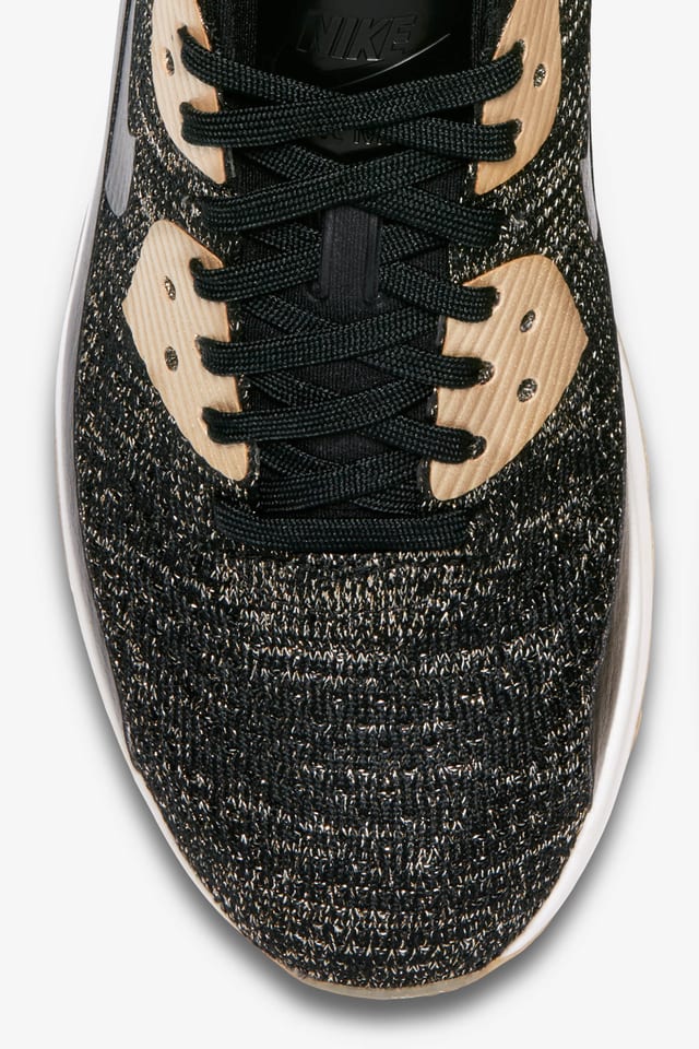 nike wmns air max 90 black metallic gold