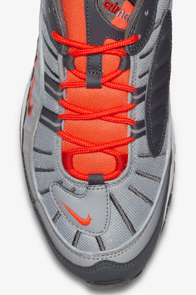 Nike Air Max 98 Wolf Grey Total Crimson Release Date. Nike SNKRS