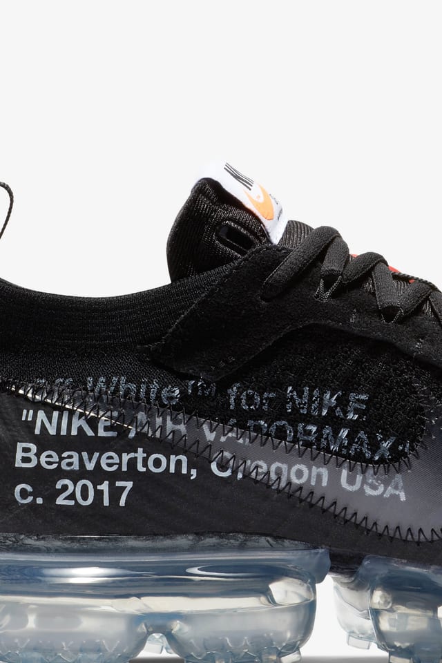 NIKE公式】ナイキ The Ten エア ヴェイパーマックス オフホワイト 'Black' (AA3831-002 / VaporMax off  white). Nike SNKRS