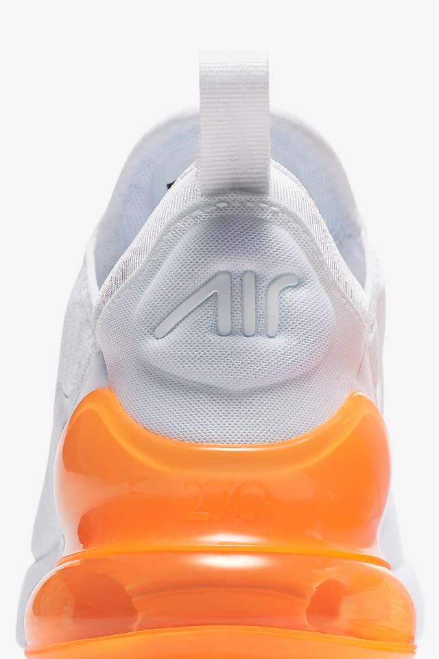 Nike Air Max 270 White Pack Total Orange Release Date. Nike SNKRS