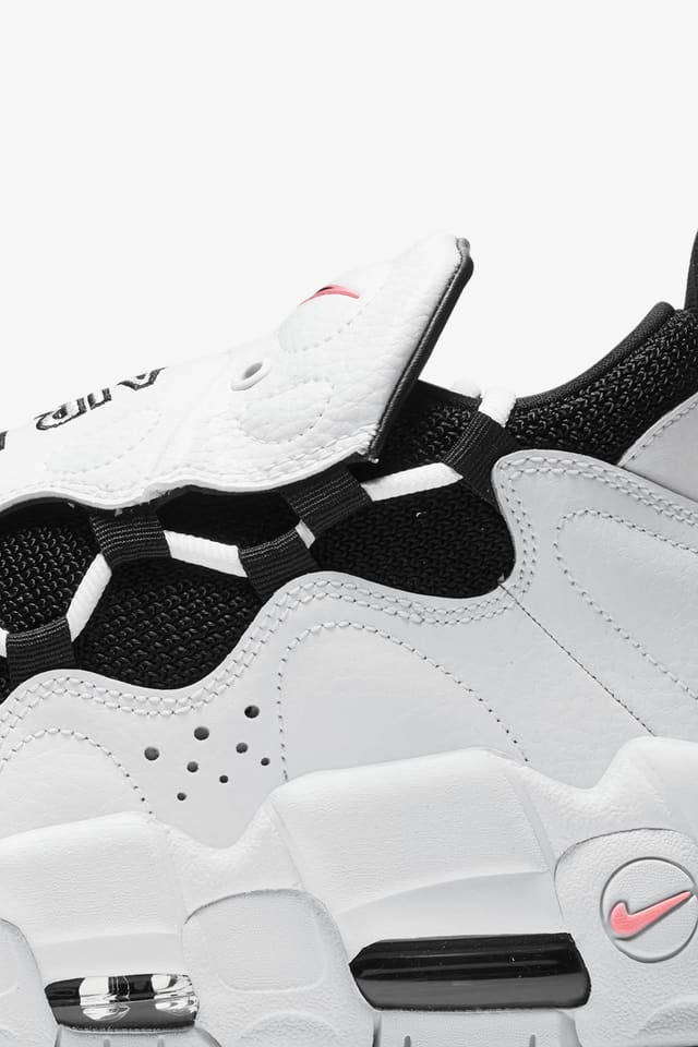 Air more money white black coral chalk top