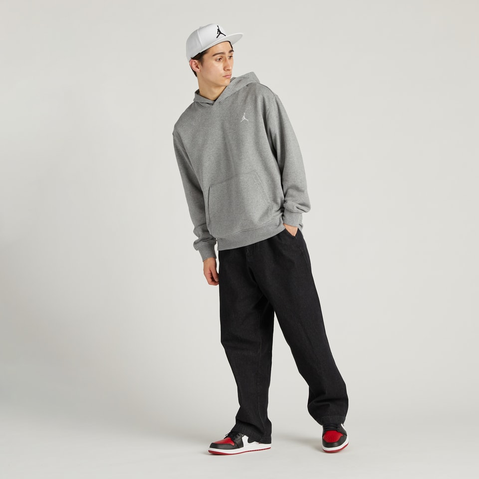 Jordan Essentials Men's Loopback Fleece Pullover Hoodie. Nike JP