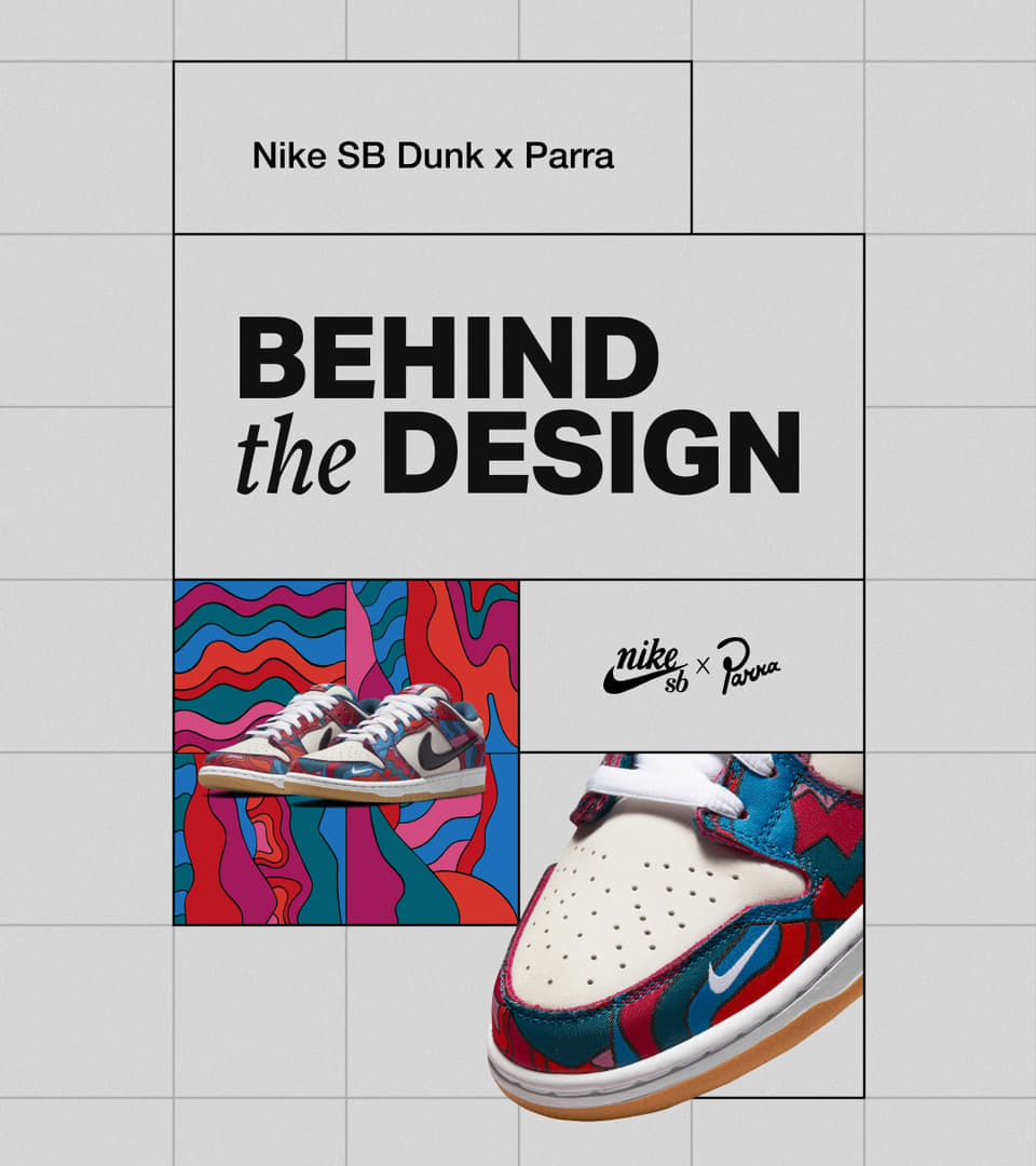 Behind the Design — Nike SB Dunk Low Pro x Parra “Abstract Art”. Nike SNKRS  RU
