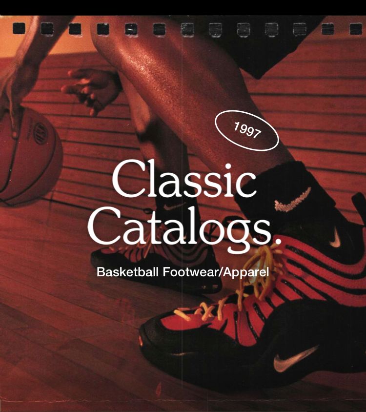 【NIKE公式】Classic Catalogs 1997 Nike Basketball Footwear/Apparel. ナイキ