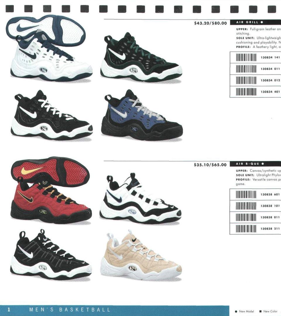 Catálogos clásicos: Zapatillas y ropa de Nike Basketball de 1997. Nike  SNKRS ES