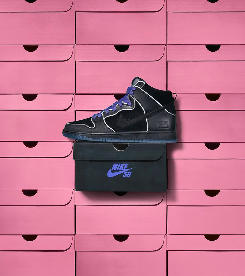 Nike Dunk High SB Black Box". de lanzamiento. Nike SNKRS ES