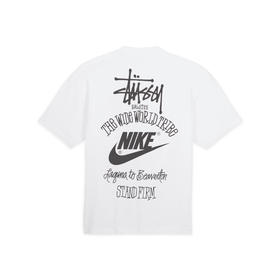 Nike x stussy the discount wide world tribe t-shirt