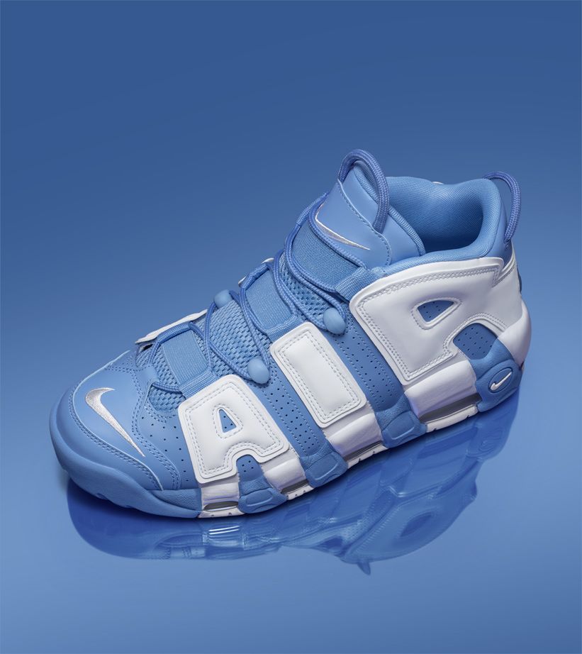 nike air uptempo light blue