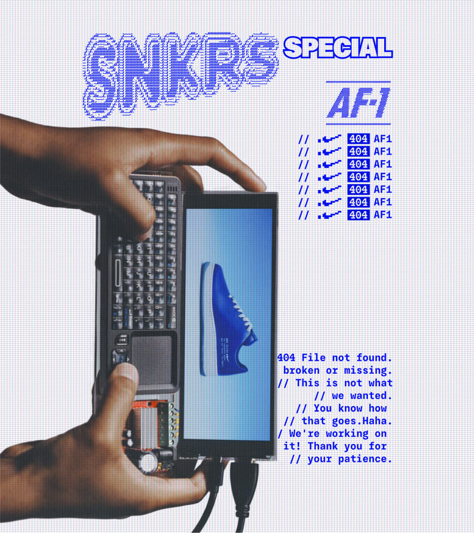 SNKRS Special: Air Force 1 Low '404'