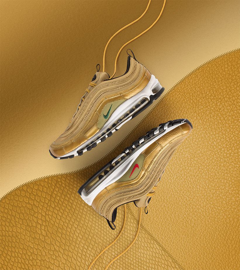 capítulo tema Vegetación Fecha de lanzamiento de las Nike Air Max 97 CR7 "Golden Patchwork". Nike  SNKRS ES