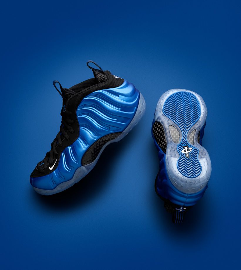 labeled the shoe of the future the original nike air foamposite one was partly inspired by what animal