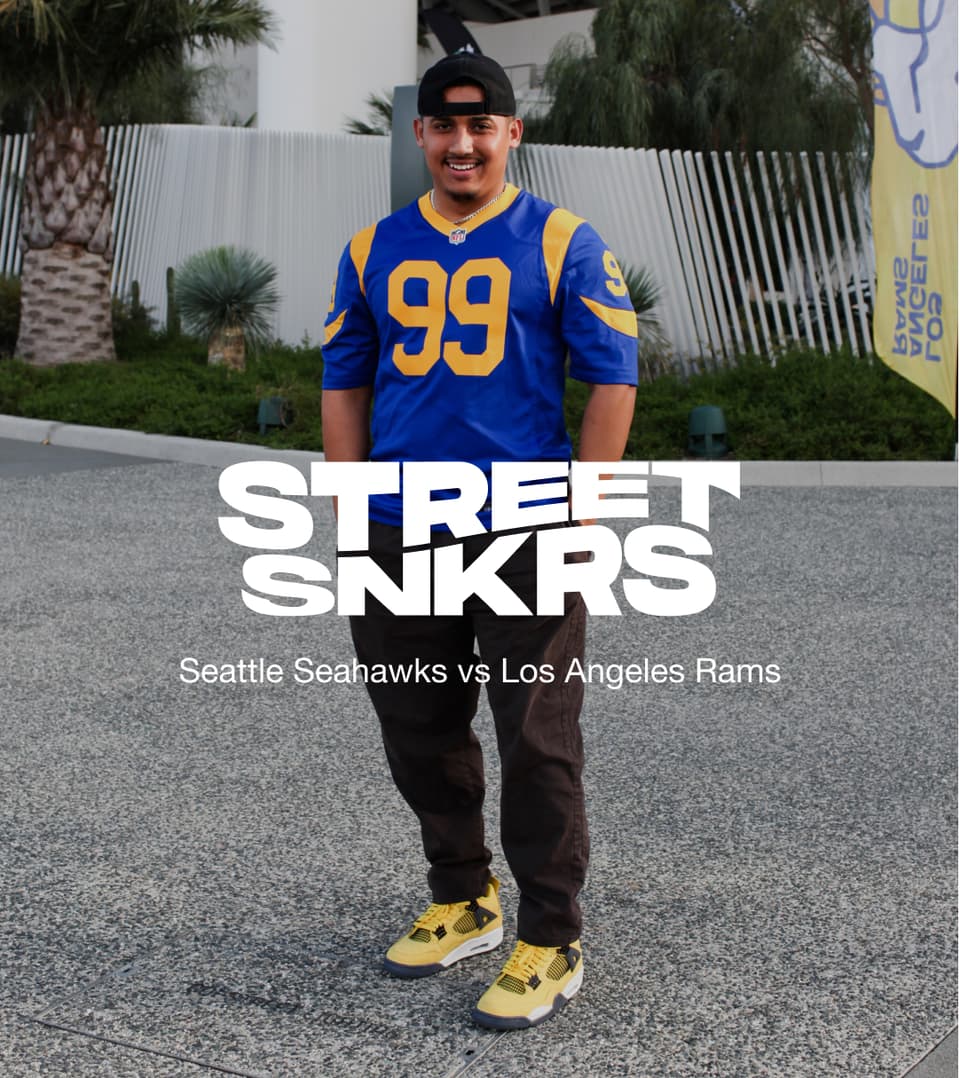 NIKE公式】Street SNKRS：シアトル・シーホークス vs ロサンゼルス 