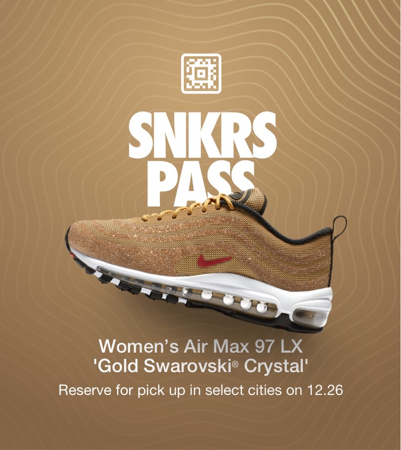 women's air max 97 gold swarovski