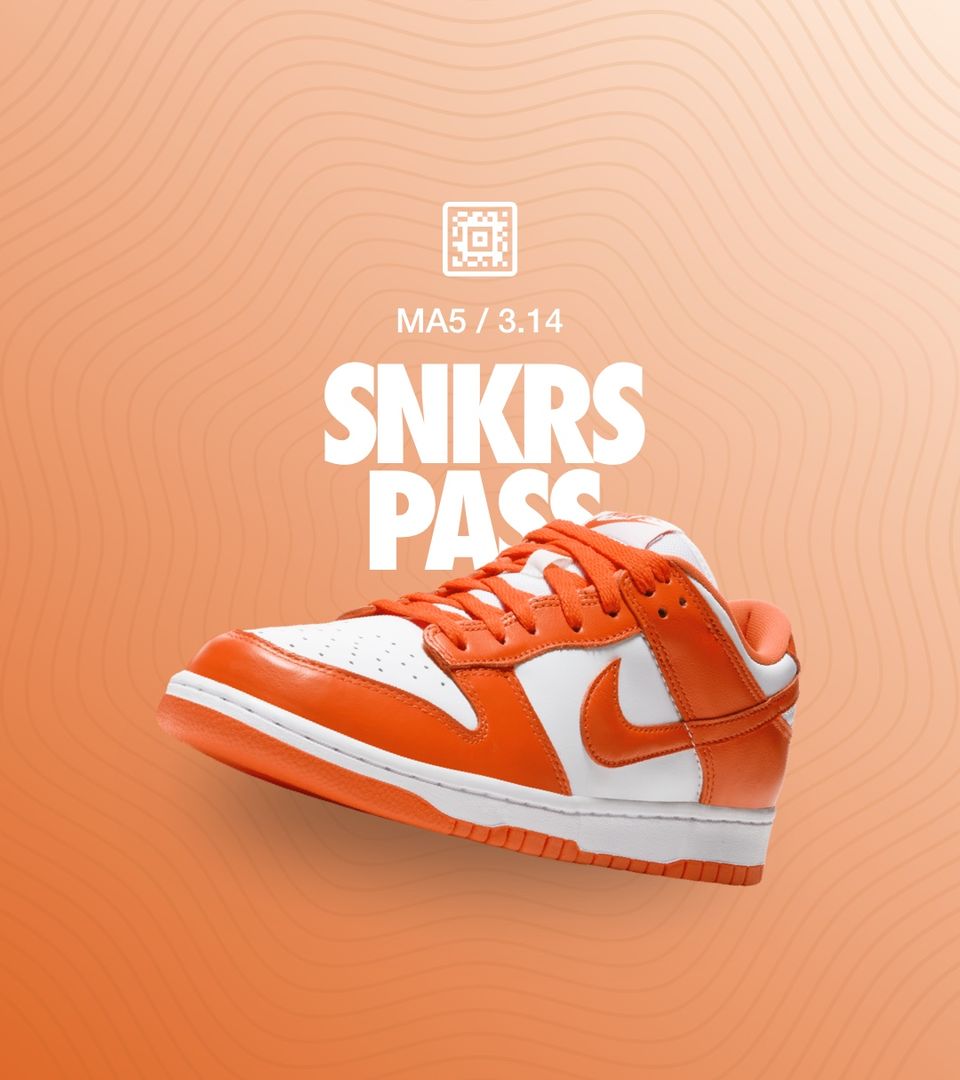 【NIKE公式】SNKRS PASS ダンク LOW ''Orange Blaze' (CU1726-101 DUNK LOW). Nike