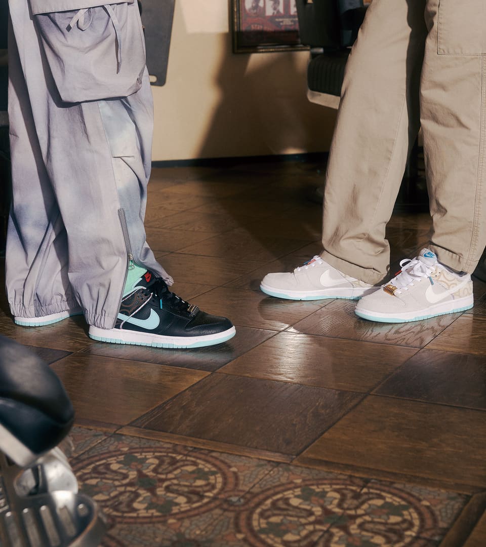 NIKE公式】ダンク LOW 'Barber Shop' (DH7614-001 / NIKE DUNK LOW ...