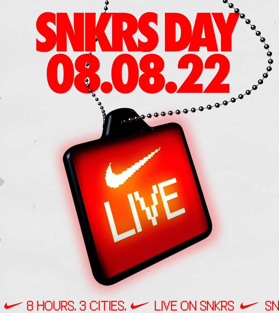 SNKRS Day Agenda. Nike SNKRS IE