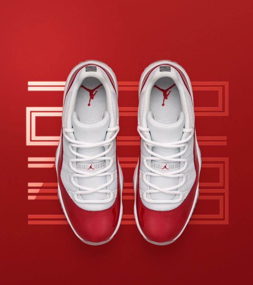 jordan 11s white and red
