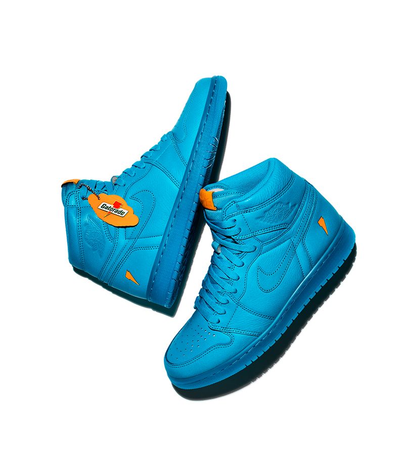 Air Jordan 1 High Gatorade 'Cool Blue' Release Date. Nike SNKRS