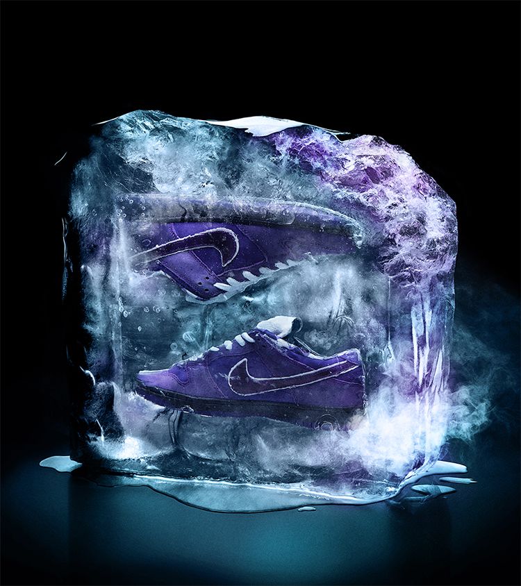 nike x concepts purple lobster