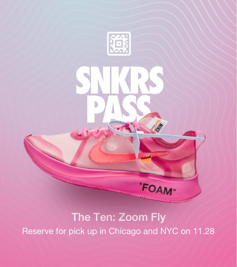 Zoom fly the fashion ten pink