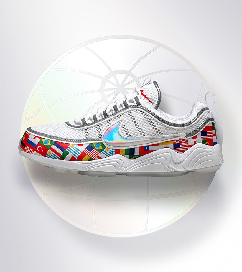 Fecha de lanzamiento de Nike Air Zoom Spiridon "White &amp; Multicolor". Nike SNKRS