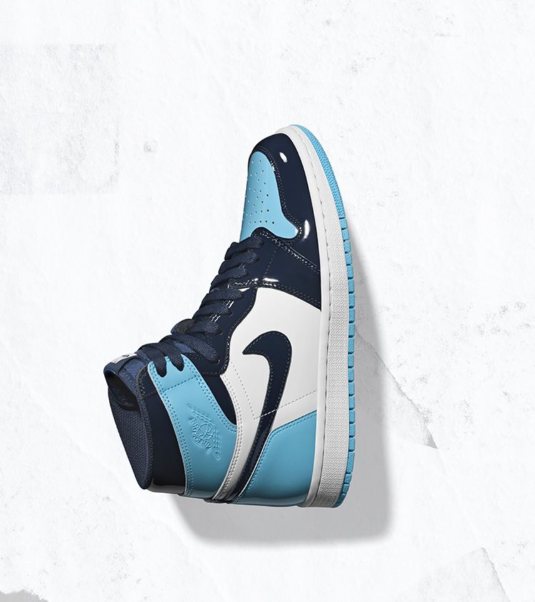 Fecha de lanzamiento Air 1 High "Blue Chill &amp; Obsidian &amp; White" para mujer. Nike SNKRS