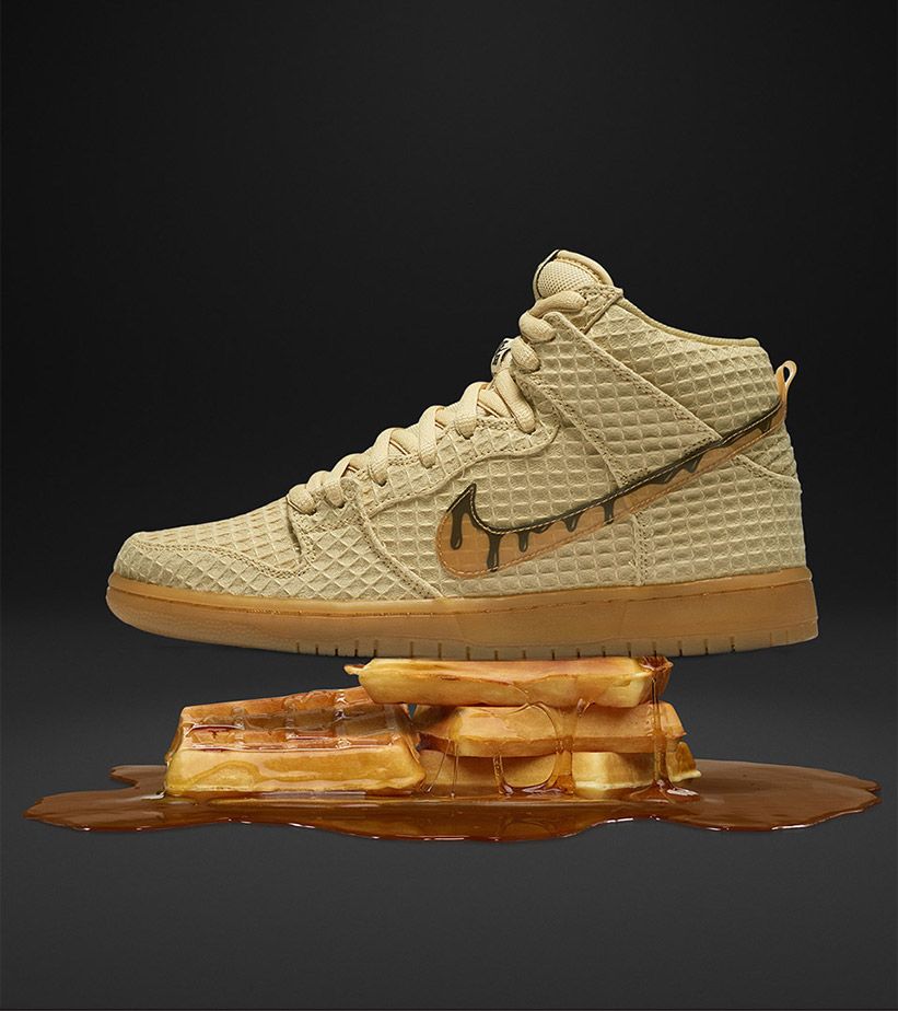 nike dunk high chicken and waffles