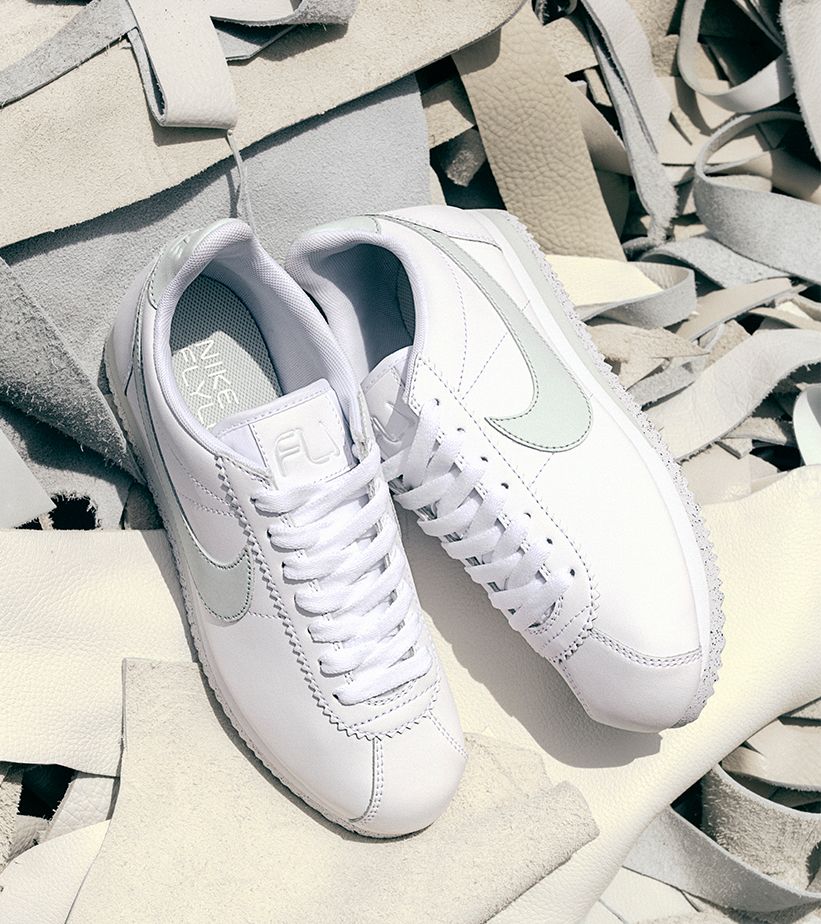 Women's Classic Cortez Flyleather 'White & Light Silver' Release Date ...