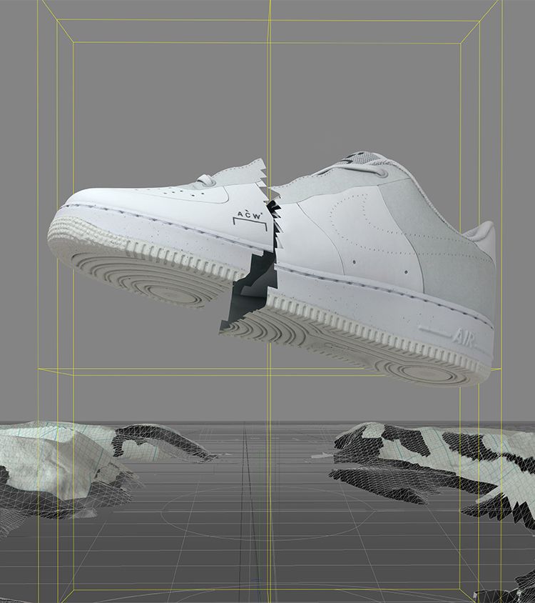 de lanzamiento de las Nike Force 1 A-Cold-Wall* "White". Nike SNKRS ES