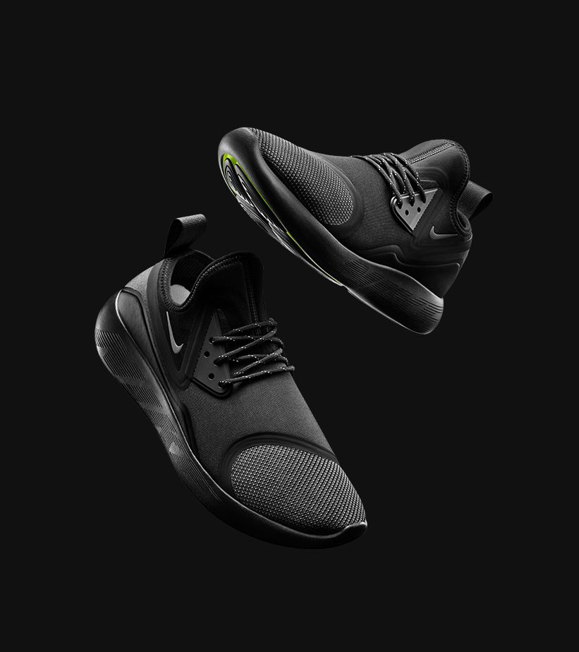 Women's Nike LunarCharge Essential 'Triple Black'. Nike SNKRS