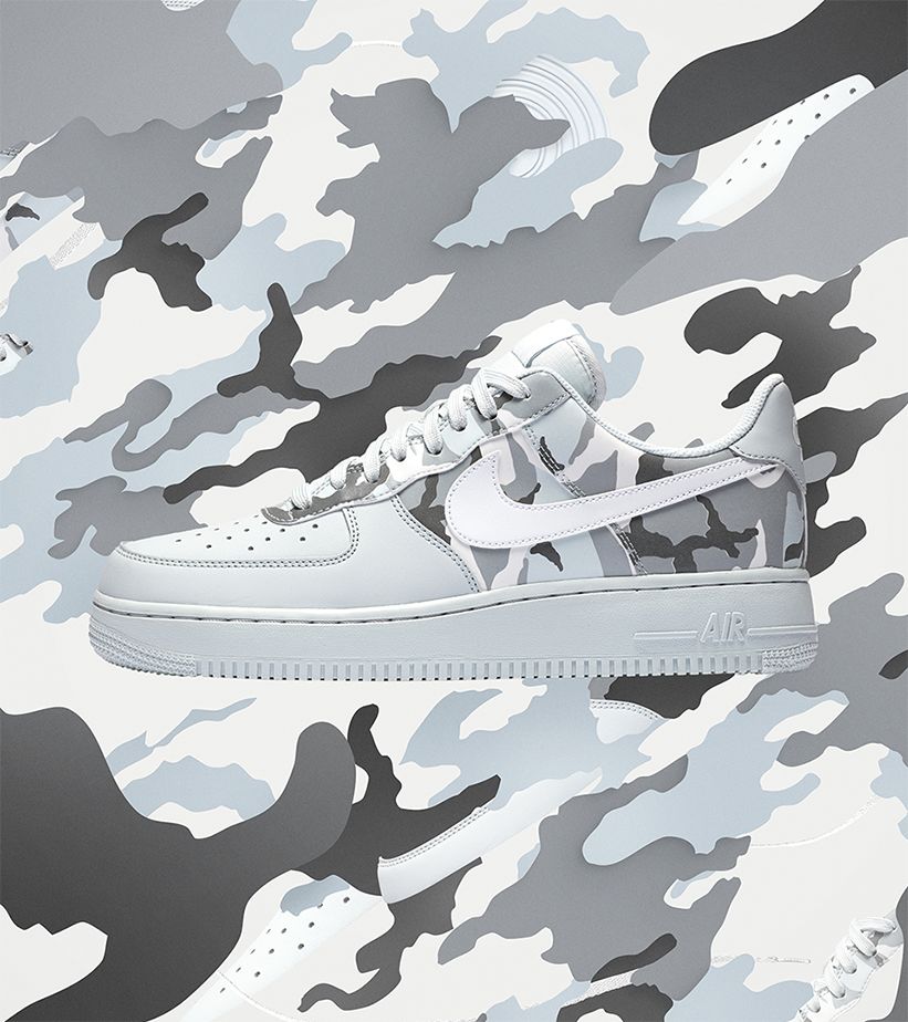 Grey camo air force 1 clearance womens