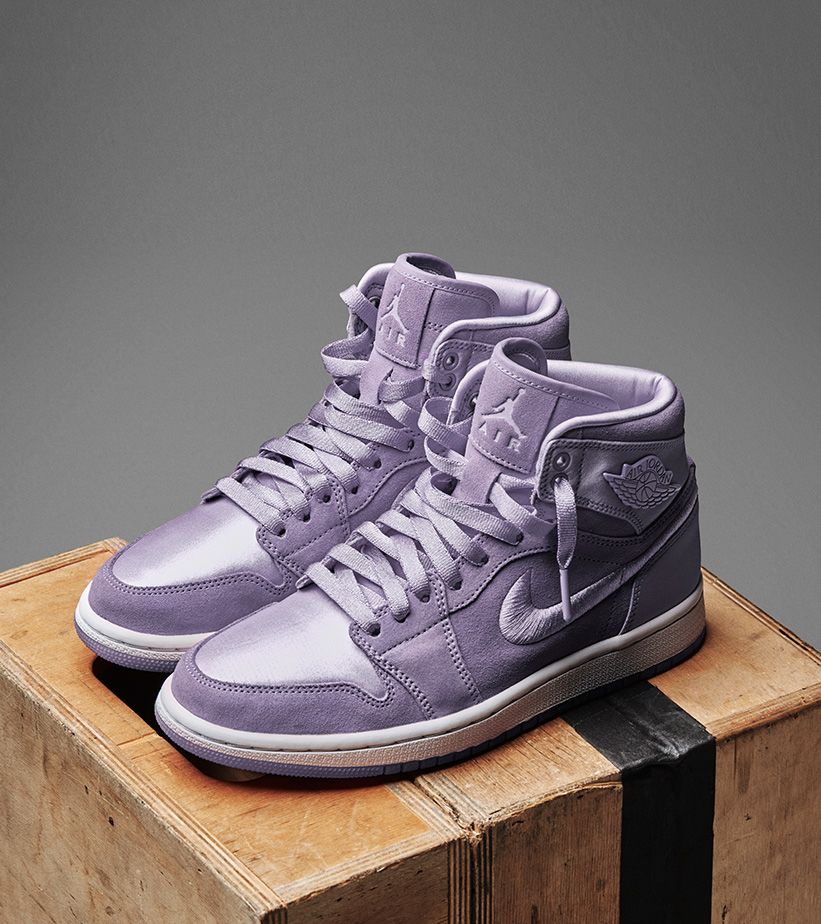 purple nike air jordans