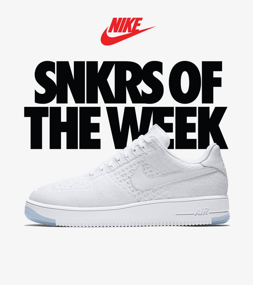 nike flyknit air force 1 white