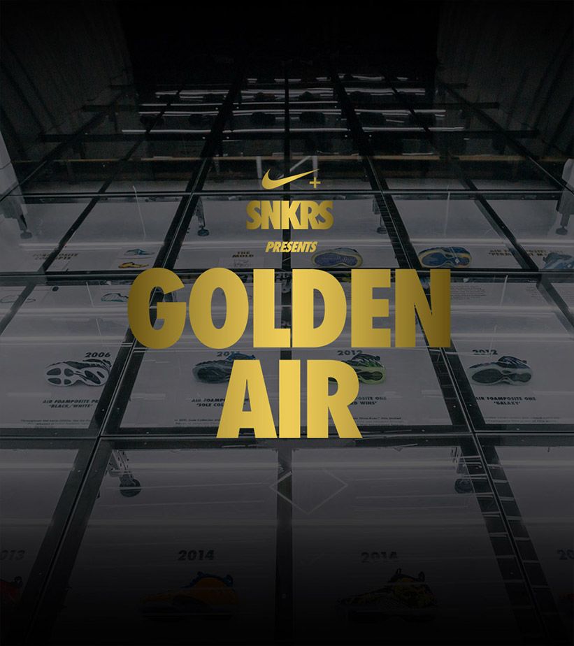 Golden Air: A Celebration of Foamposite. Nike SNKRS