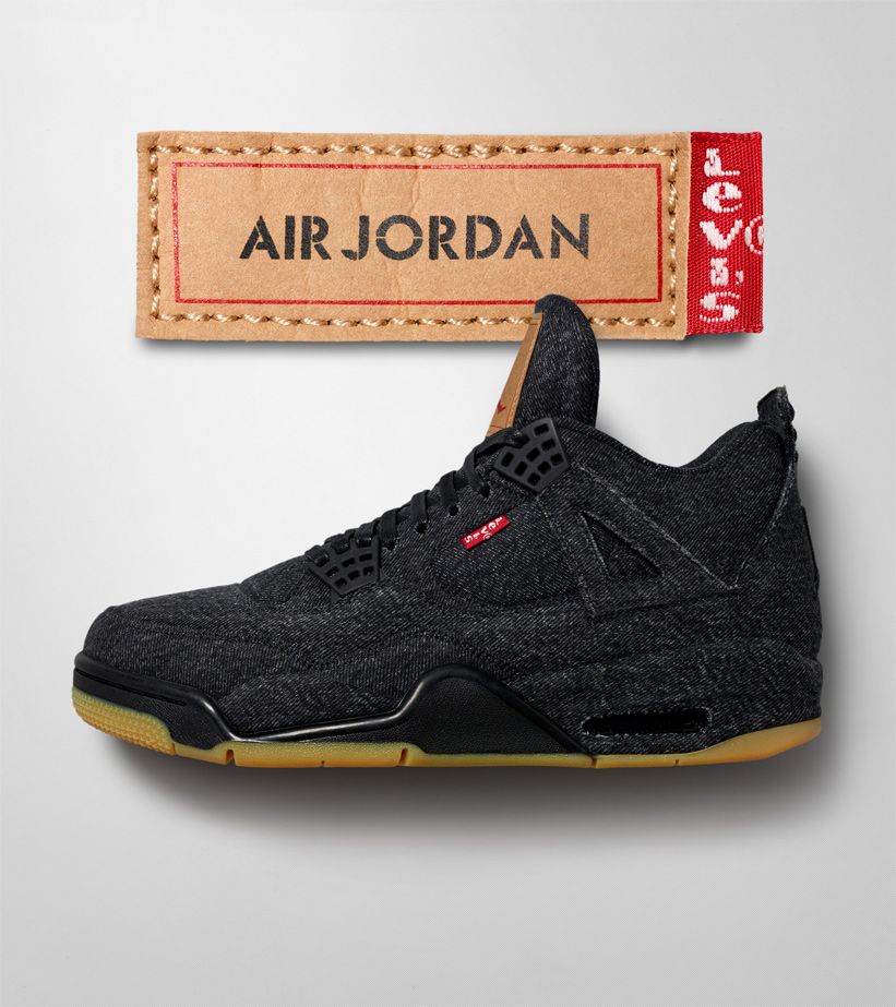 NIKE公式】エア ジョーダン 4 NRG リーバイス 'Triple Black' (AO2571-001 / AJ4). Nike SNKRS JP