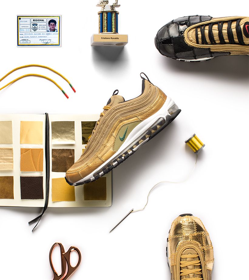 referee approve be quiet Nike Air Max 97 CR7 'Golden Patchwork' Release Date. Nike SNKRS GB