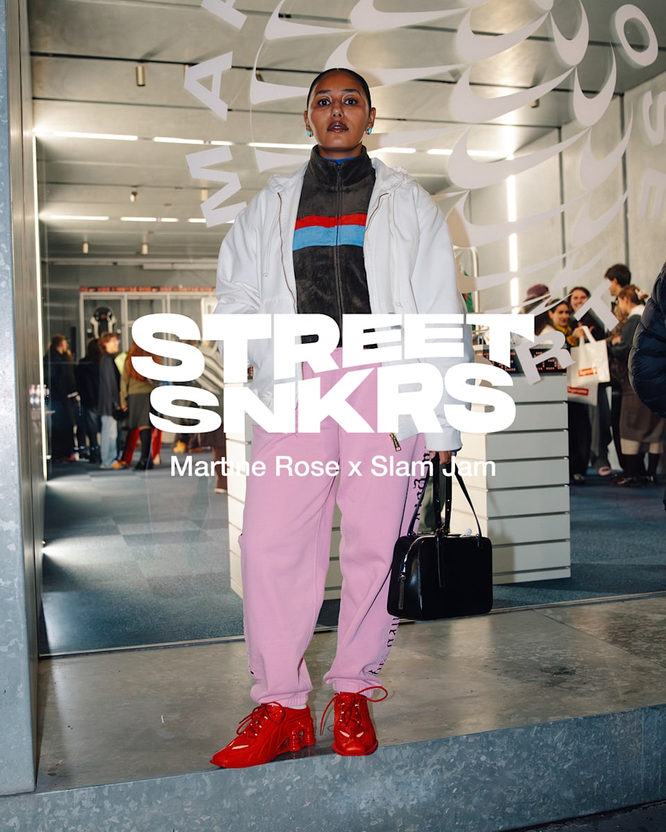 Street SNKRS: Martine Rose 샥스 MR4 x Slam Jam