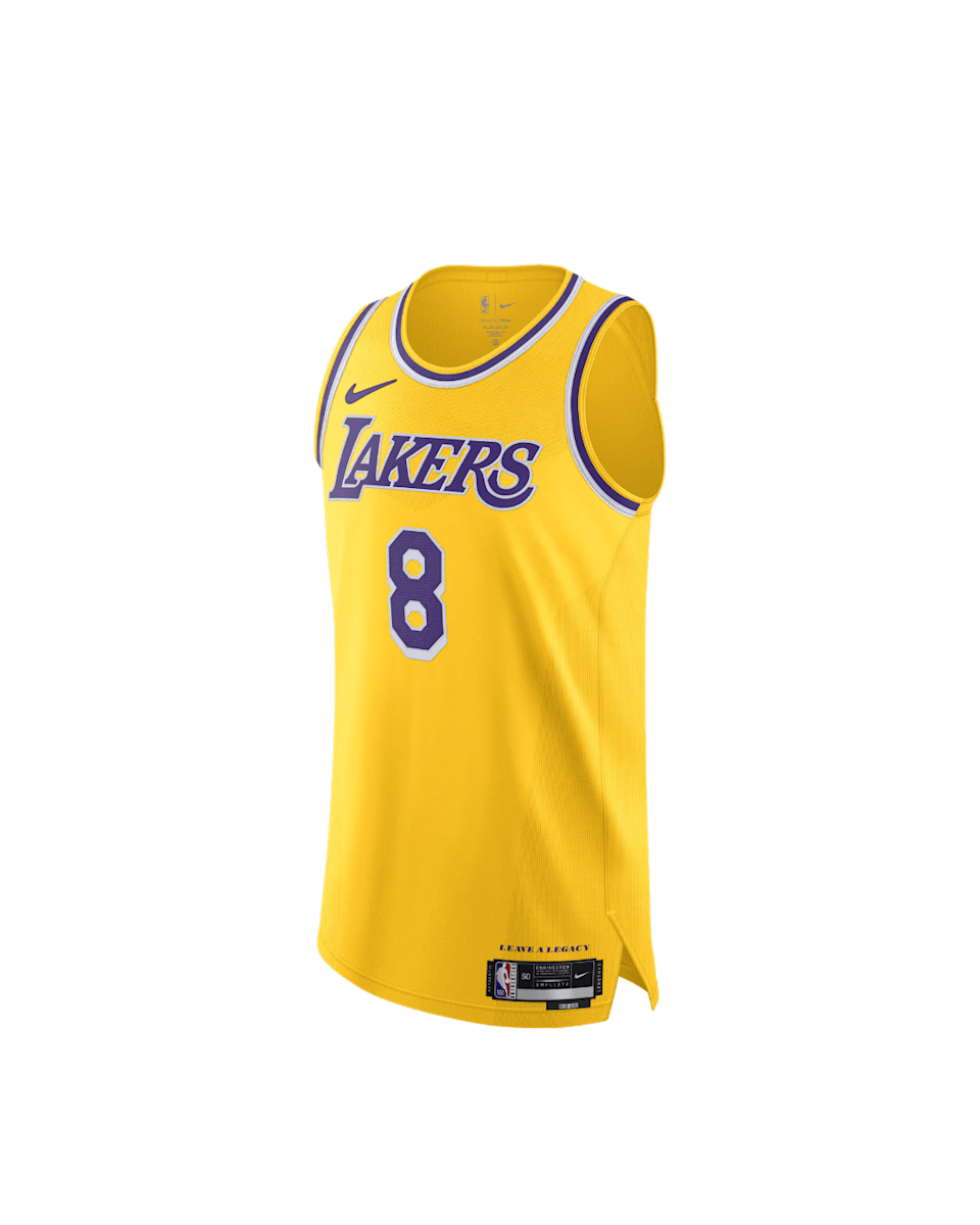 Fecha de lanzamiento del jersey Nike Dri-FIT ADV de la NBA Authentic para hombre Los Angeles Lakers Icon Edition 2022/23 (DM6028-732)