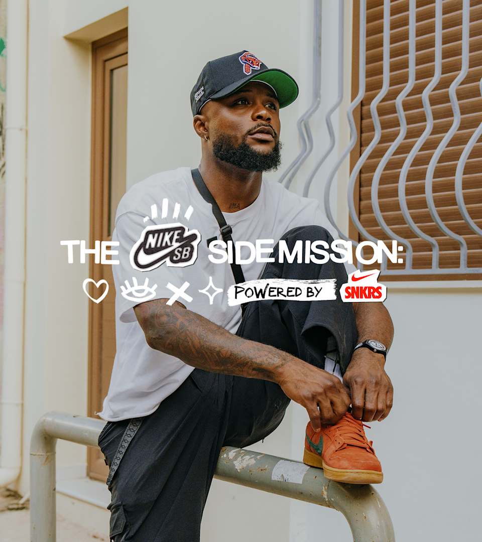 De Nike SB sidemission. Mogelijk gemaakt door SNKRS: bekijk de hele video op YouTube.