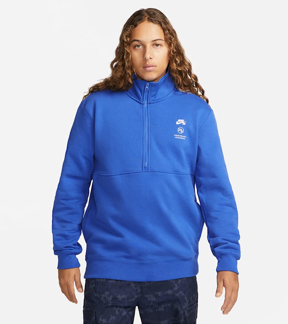 Nike SB x Fly Streetwear Apparel Collection - 1/2-zip Fleece Skate Top