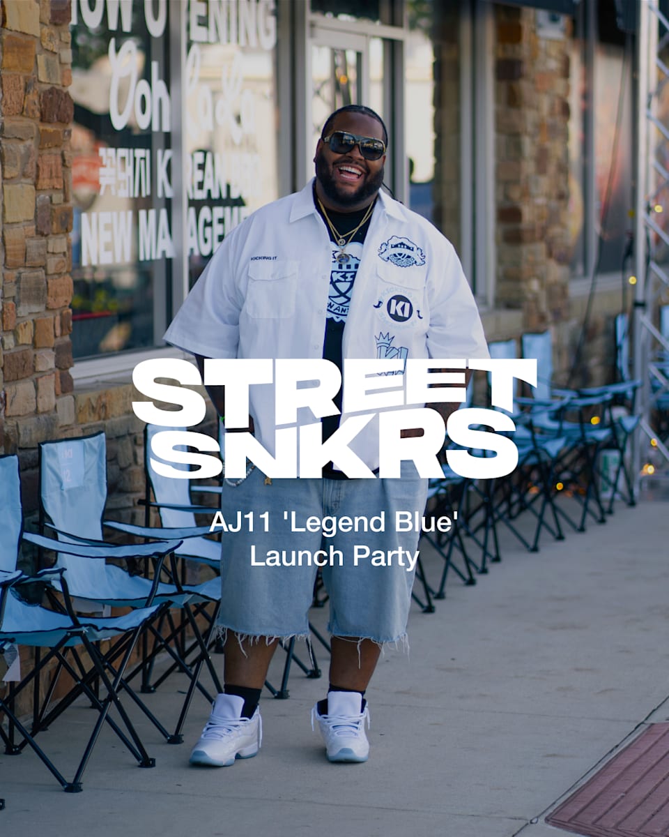 Street SNKRS: AJ11 'Legend Blue' Launch Party 