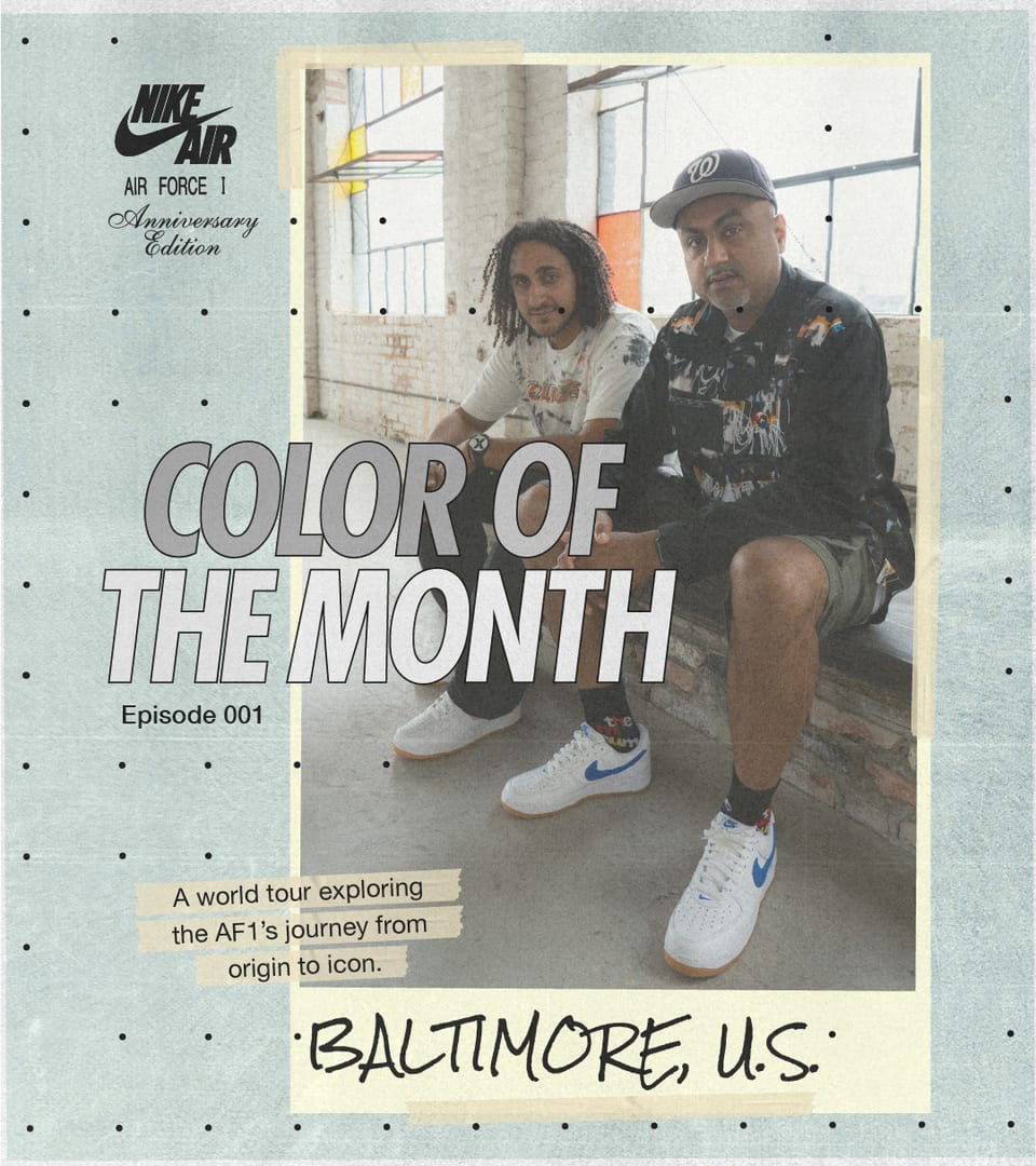 Air Force 1 Colour of the Month: Baltimore