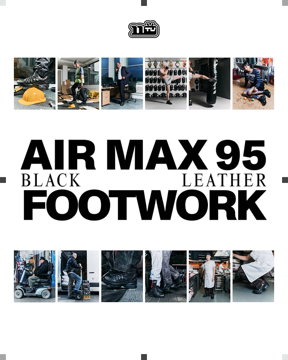 Air Max 95 Black Leather 110.TVFOOTWORK