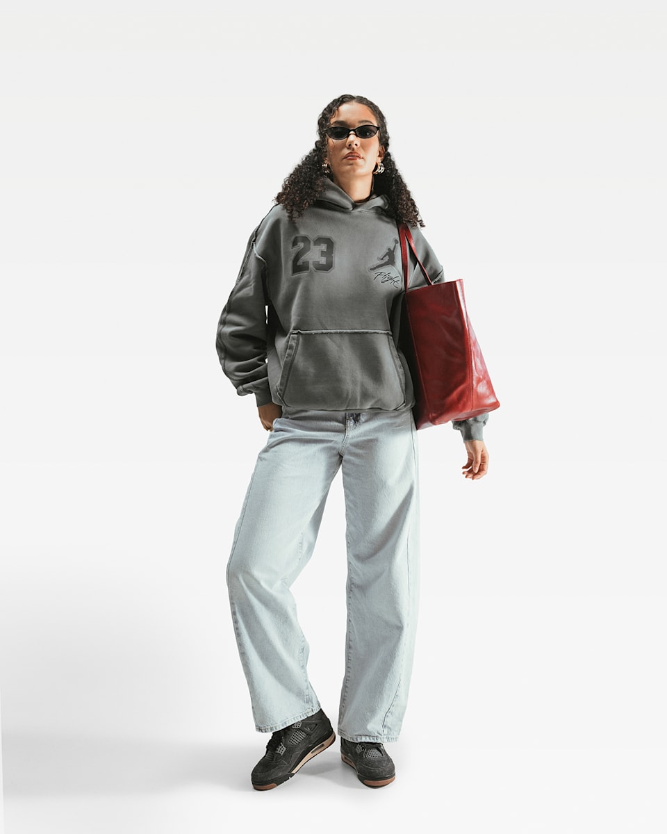 Jordan Flight Fleece Hoodie Dark