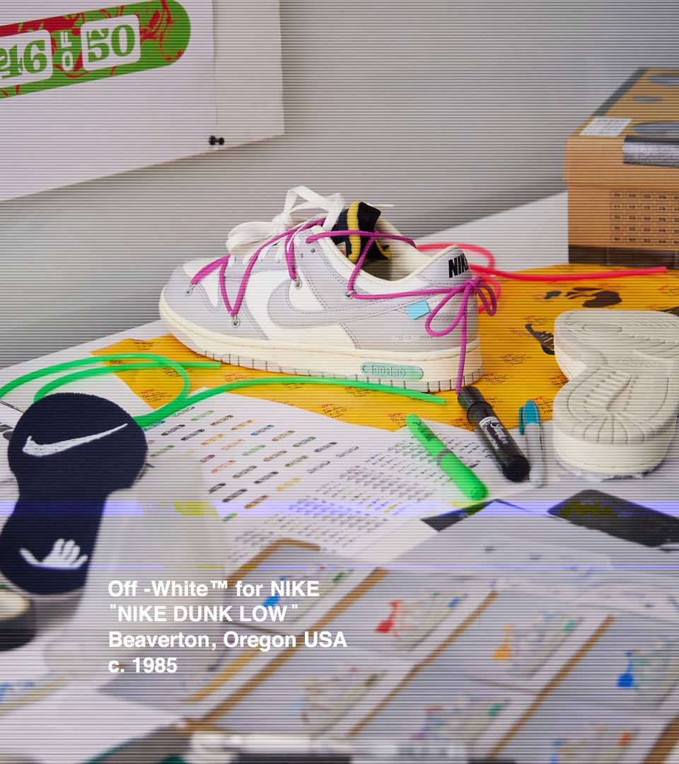 nike x offwhite dunk low