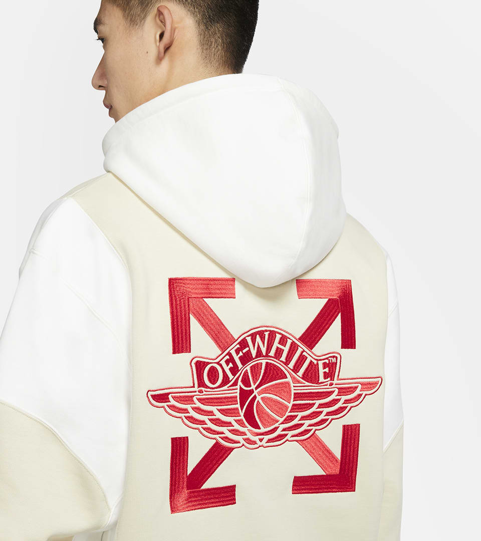 nike jordan off white hoodie