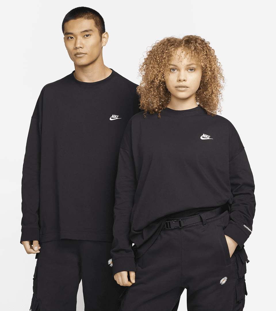 Nike × PEACEMINUSONE LS Tee black-