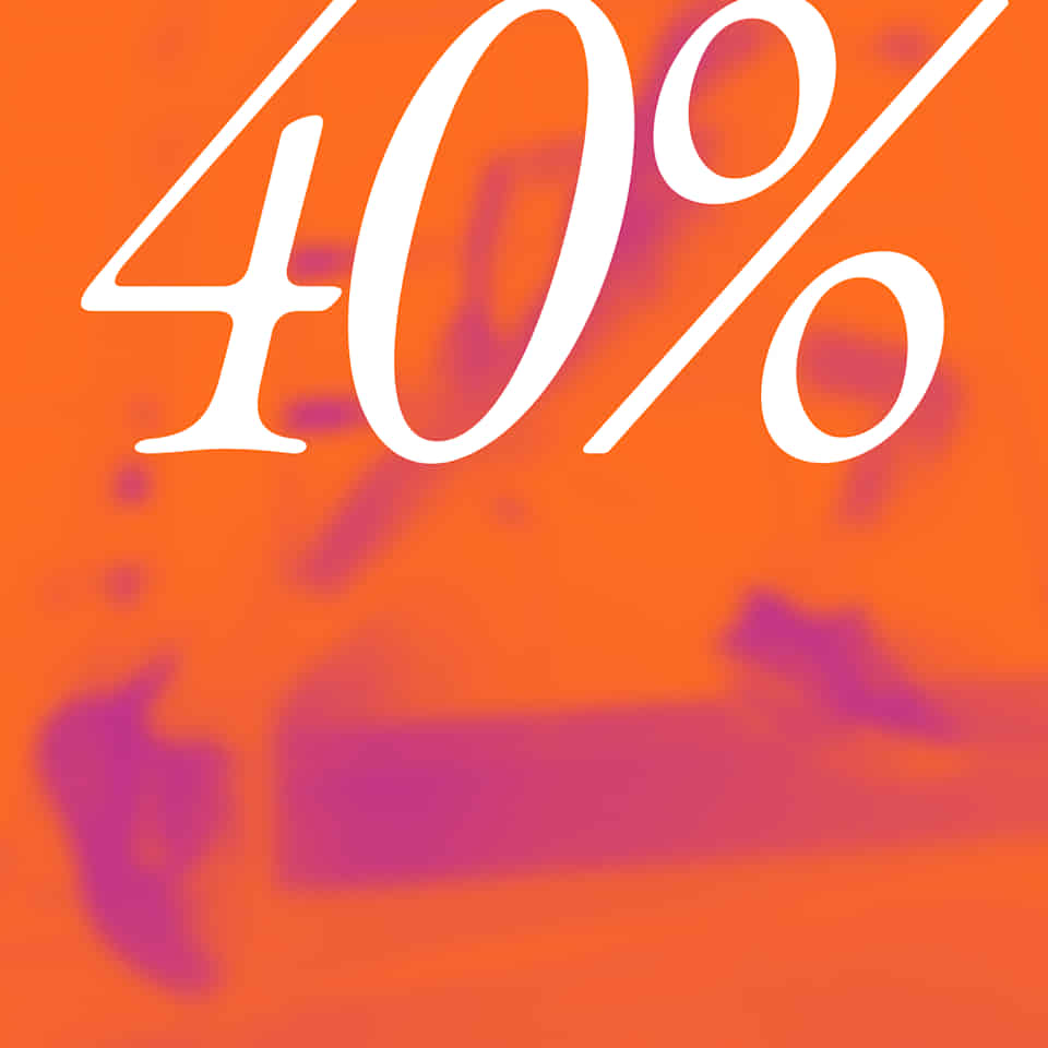 Hasta 40% de descuento en estilos seleccionados.