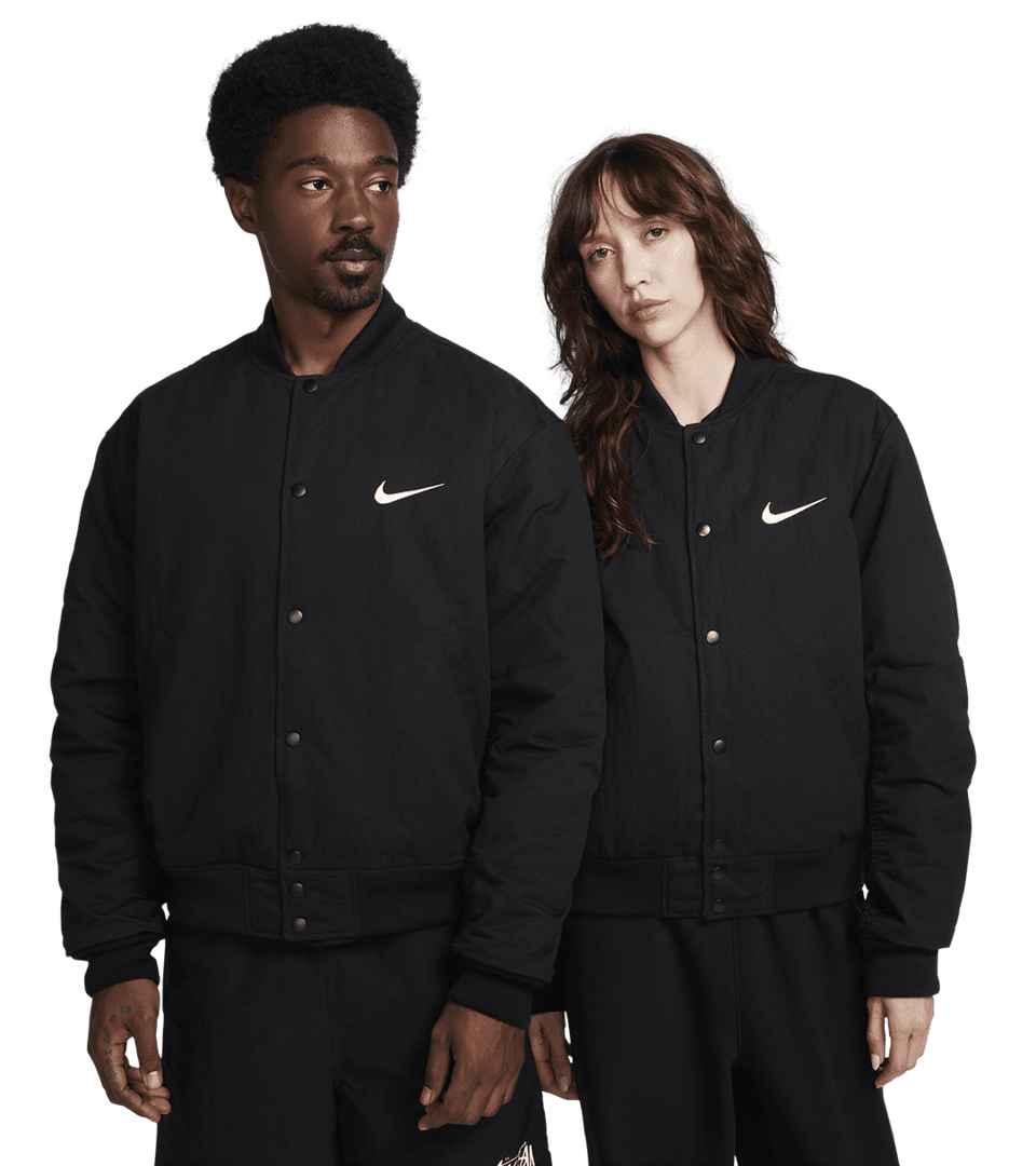 カラーブラック【L】Nike x Stussy Reversible Jacket Black