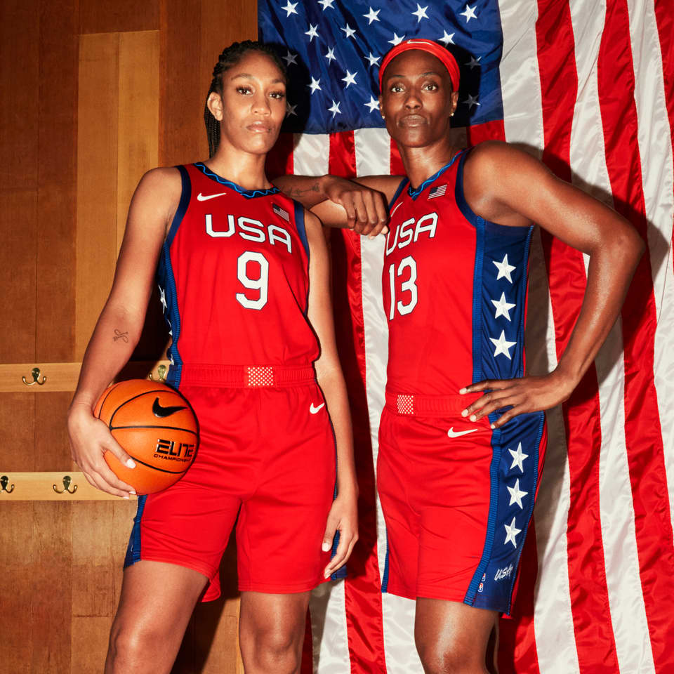 Nuevo dominio: equipo de la selección femenina de básquetbol de EE. UU..  Nike